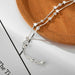 925 Sterling Silver Double Layers Stars Beads Bracelets Elegant Women Jewelry