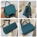 PU Leather Cross-Body Bags Women Solid Color Shoulder Messenger Handbags
