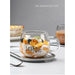 Letter Printed Transparent Cup Creative Glass Coffee Tea Milk Mug