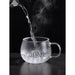Letter Printed Transparent Cup Creative Glass Coffee Tea Milk Mug
