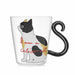 Letter Printed Transparent Cup Creative Glass Coffee Tea Milk Mug