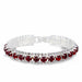 925 Sterling Silver Bracelets AAA Zircon Crystal Women Link Chain Jewelry