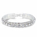 925 Sterling Silver Bracelets AAA Zircon Crystal Women Link Chain Jewelry