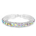 925 Sterling Silver Bracelets AAA Zircon Crystal Women Link Chain Jewelry