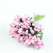 Mini Artificial Stamen Bud Bouquet Leaf Flower For Home Wedding Decor