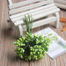 Mini Artificial Stamen Bud Bouquet Leaf Flower For Home Wedding Decor