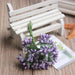 Mini Artificial Stamen Bud Bouquet Leaf Flower For Home Wedding Decor