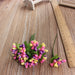 Mini Artificial Stamen Bud Bouquet Leaf Flower For Home Wedding Decor