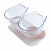 Pet Bowls With Raised Stand Non-Slip Double Pet Food Water Cat Dog Feeder Bowls