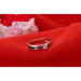 Sterling Silver Colorful Round Crystal Women Wedding Rings Fashion Jewelry