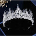 Crystal Bridal Jewelry Sets Necklaces Earrings Crown Tiaras Set Wedding Jewelry