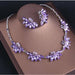 Crystal Bridal Jewelry Sets Necklaces Earrings Crown Tiaras Set Wedding Jewelry