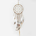 Dream Catcher Feather Ornaments Lace Ribbons Feathers Wrapped Lights Room Decor