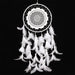 Dream Catcher Feather Ornaments Lace Ribbons Feathers Wrapped Lights Room Decor
