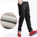 New Men's Winter Pants Thick Fleece Jogger Velvet Casual Sweatpants Men