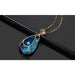 Sapphire Crystal Pendant Necklace Gemstones Choker Statement Necklace For Women