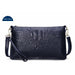 Women's Handbags Split Leather Fashion Alligator Pattern Clutch Bags