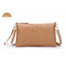 Women's Handbags Split Leather Fashion Alligator Pattern Clutch Bags