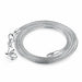 5pcs/lot Fashion Jewelry 925 Sterling Silver Snake Chain Necklace Jewelry For Men & Women