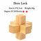 3D Wooden Interlocking Puzzles Game Brain Teaser Kong Ming Lock Toy ...