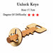IQ Brain Teaser Kong Ming Lock 3D Wooden Interlocking Burr Puzzles Game Toy