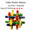 3D Wooden Interlocking Puzzles Game Brain Teaser Kong Ming Lock Toy ...