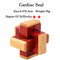 3D Wooden Interlocking Puzzles Game Brain Teaser Kong Ming Lock Toy ...
