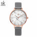 Fashion Ladies Watches Leather Quartz Watch Thin Casual Strap Watch For Women