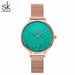 Fashion Ladies Watches Leather Quartz Watch Thin Casual Strap Watch For Women