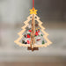 3D Christmas Ornament Wooden Hangings Christmas Decorations For Home Party New Year