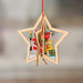 3D Christmas Ornament Wooden Hangings Christmas Decorations For Home Party New Year