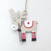 3D Christmas Ornament Wooden Hangings Christmas Decorations For Home Party New Year