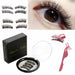 Magnetic Eyelashes Handmade Makeup Mink Eyelashes Extended False Eyelashes With Applicator