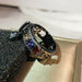 Vintage Rose Gold Filled Zircon Wedding Rings Women Fashion Jewelry