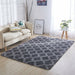 Shaggy Tie-dye Carpet Printed Alfombra Plush Floor Fluffy Mats Faux Fur Silky Rugs