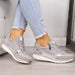 Women's Wedges Sneakers Vulcanize Shoes Fashion Girls Sports Shoes