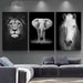 Canvas Painting Animal Wall Art Posters and Prints Wall Pictures Home Decor