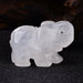 1PC Natural Crystal Elephant Amethyst Obsidian Luxury Animals Stone Crafts