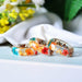 Dried Flowers Resin Rings Petals Gold Foil Paper Inside Resin Ring Jewelry For Women