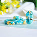 Dried Flowers Resin Rings Petals Gold Foil Paper Inside Resin Ring Jewelry For Women