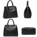 Women Top-handle Bag Genuine Leather Elegant Cross-Body Handbag High Quality Shoulder Bags