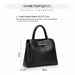 Women Top-handle Bag Genuine Leather Elegant Cross-Body Handbag High Quality Shoulder Bags