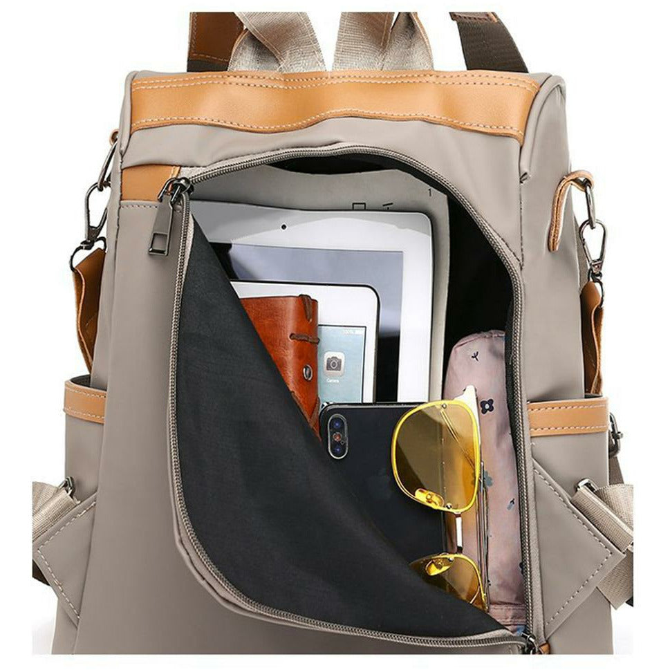 Women Anti-Theft Backpacks Large Capacity Waterproof Shoulder Bags ...