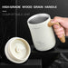 Vacuum Insulation Leak-proof Coffee Mug With Wooden Handle