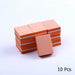 10/ 25/ 50pcs lot Double-Sided Mini Nail Buffer Blocks Colorful Nail Sanding Buffer Tools