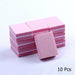 10/ 25/ 50pcs lot Double-Sided Mini Nail Buffer Blocks Colorful Nail Sanding Buffer Tools