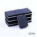 10/ 25/ 50pcs lot Double-Sided Mini Nail Buffer Blocks Colorful Nail Sanding Buffer Tools
