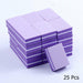 10/ 25/ 50pcs lot Double-Sided Mini Nail Buffer Blocks Colorful Nail Sanding Buffer Tools