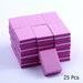 10/ 25/ 50pcs lot Double-Sided Mini Nail Buffer Blocks Colorful Nail Sanding Buffer Tools