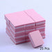 10/ 25/ 50pcs lot Double-Sided Mini Nail Buffer Blocks Colorful Nail Sanding Buffer Tools